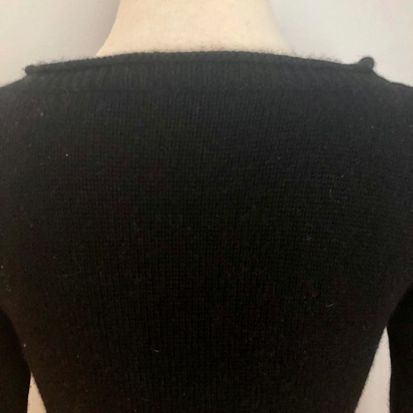 Tan/Black Cashmere-Blend T. Babaton 'Gene' Sweater - Picture 9 of 13